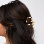 MY JEWELLERY MY JEWELLERY - Goudkleurige hart haarclip gedraaid