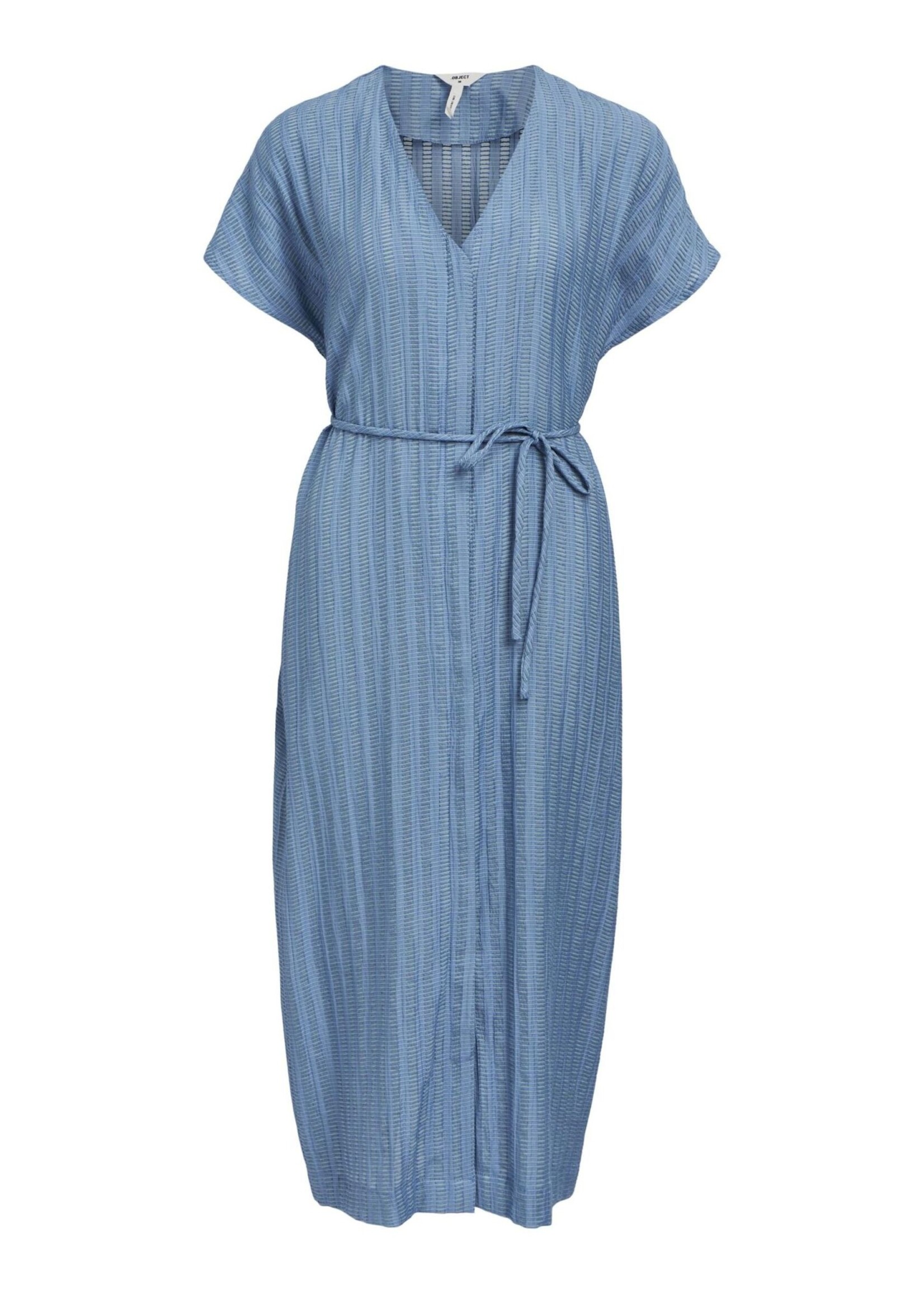 OBJECT OBJECT - Jurk Amanda denimkleur MAAT 44
