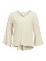 OBJECT OBJECT - Jaya top v-neck sandshell