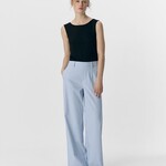 OBJECT OBJECT - Broek Lisa wide cloud dancer/ cornflower