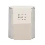 ZUSSS ZUSSS - Geurkaars glas s zand Geniet zoveel je kan