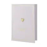 ZUSSS ZUSSS - Wenskaart vier de liefde met broche