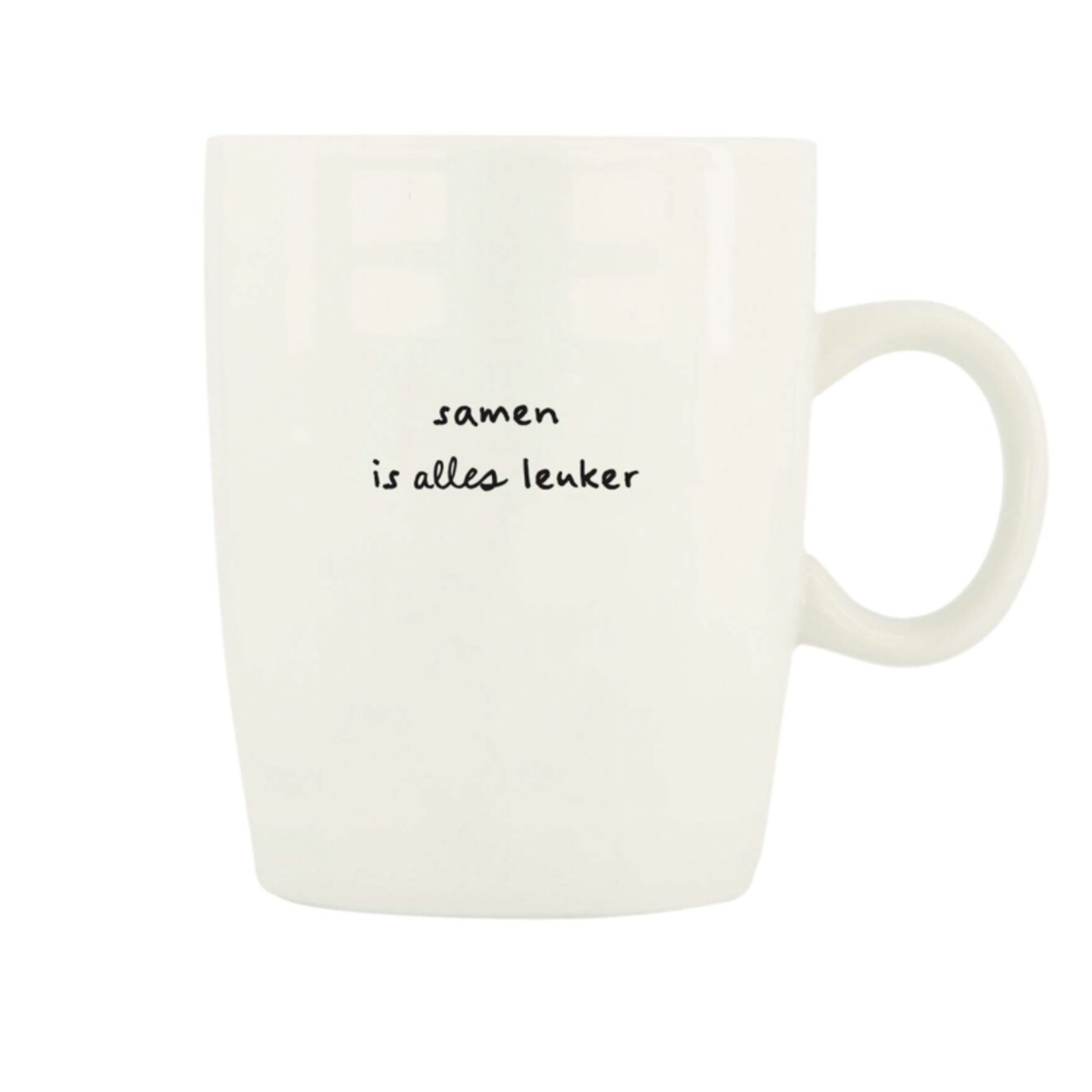 ZUSSS ZUSSS - Theemok samen is aller leuker wit/zwart