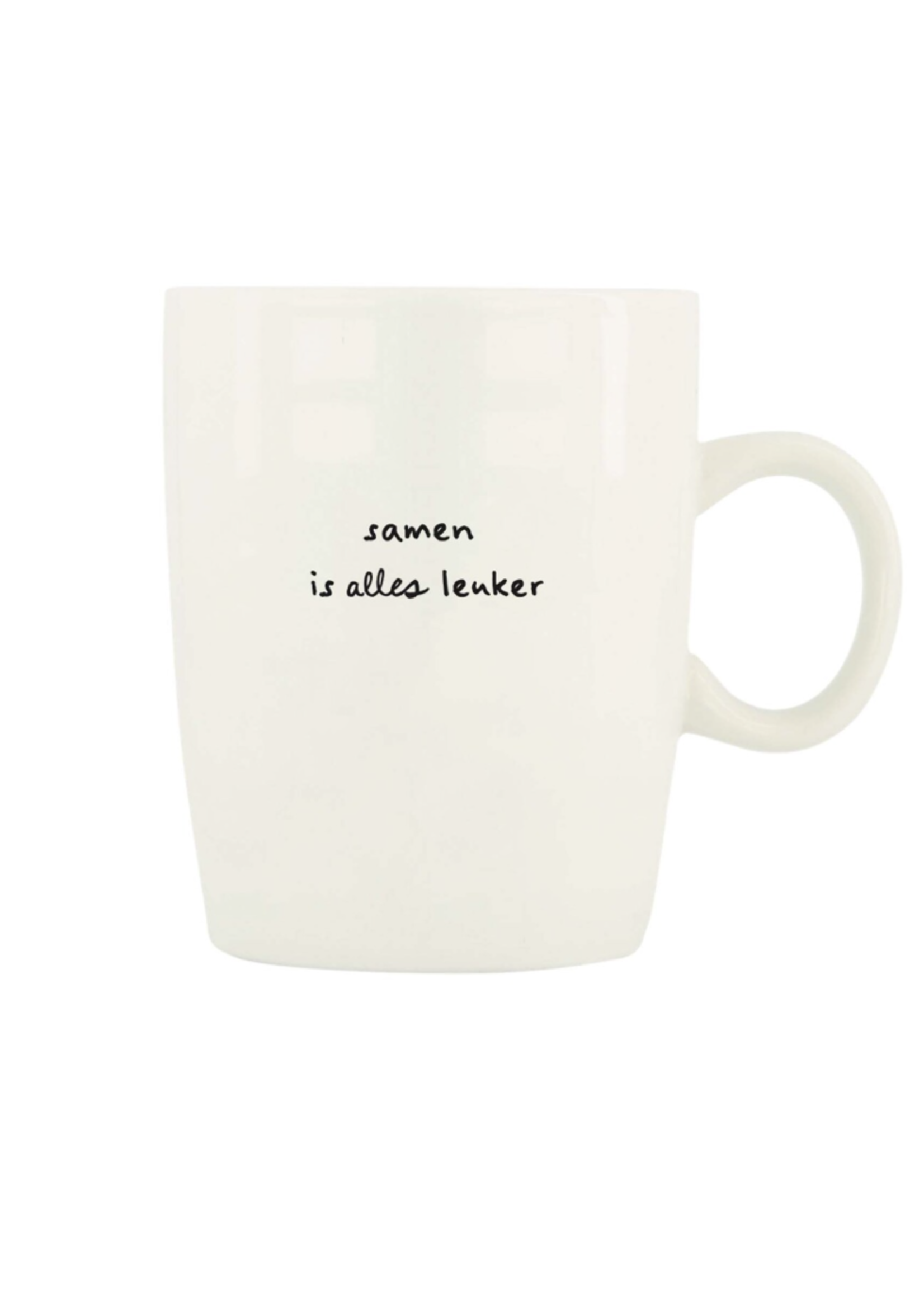 ZUSSS ZUSSS - Theemok samen is aller leuker wit/zwart
