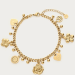 MY JEWELLERY MY JEWELLERY  - Armband Botanical met candy bloemen goud