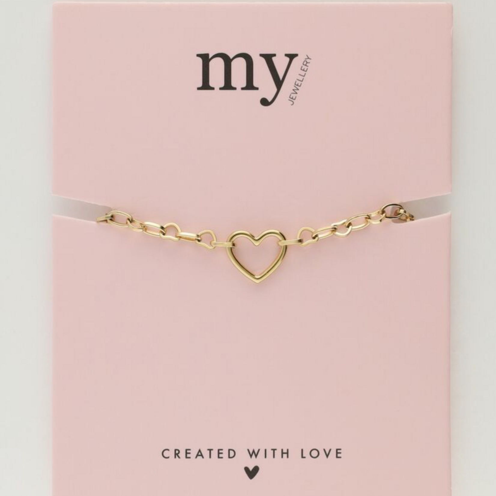 MY JEWELLERY MY JEWELLERY  - Armband met klein open hart