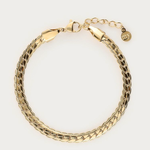 MY JEWELLERY MY JEWELLERY  - Armband  platte schakel goud