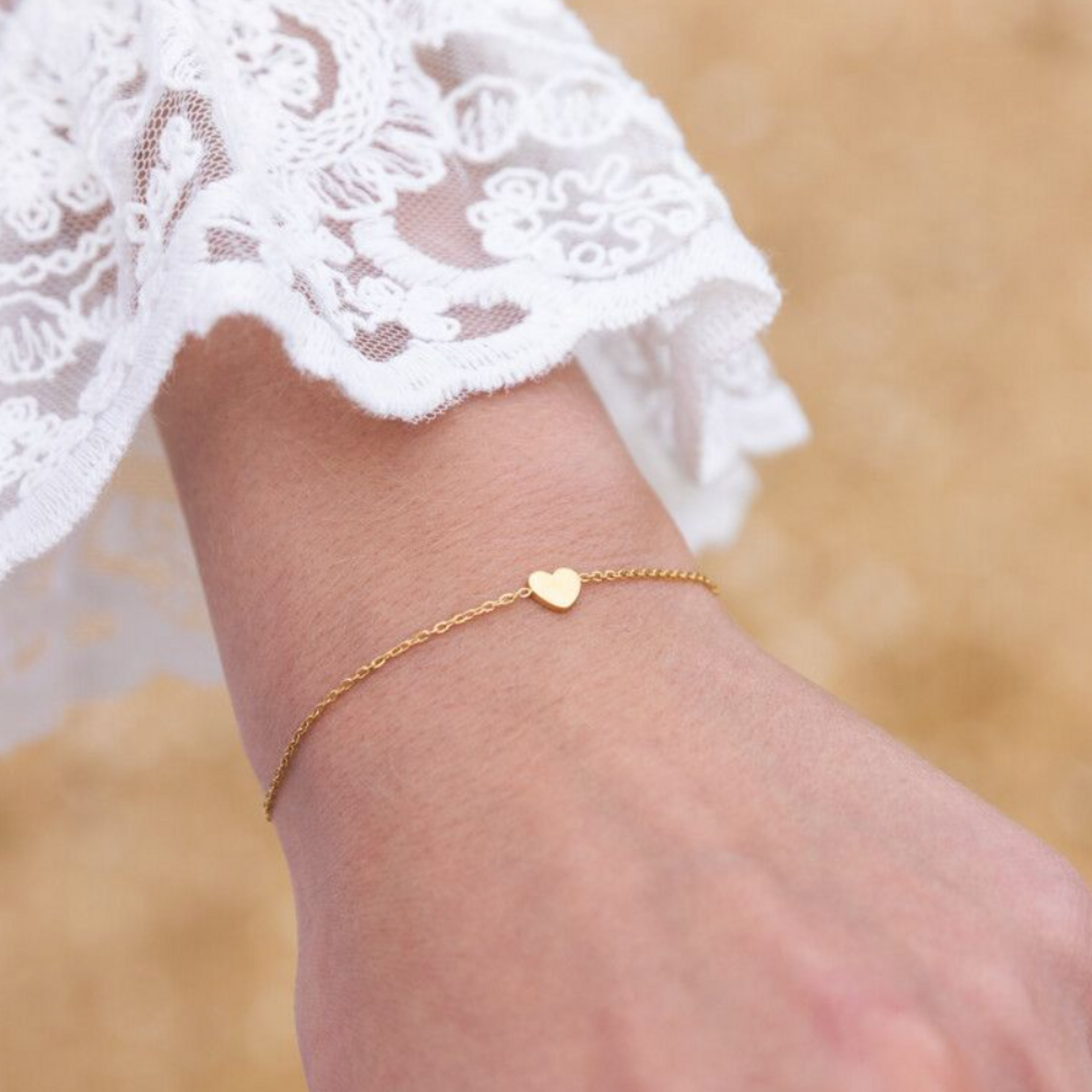 MY JEWELLERY MY JEWELLERY  - Armband  klein hartje goud