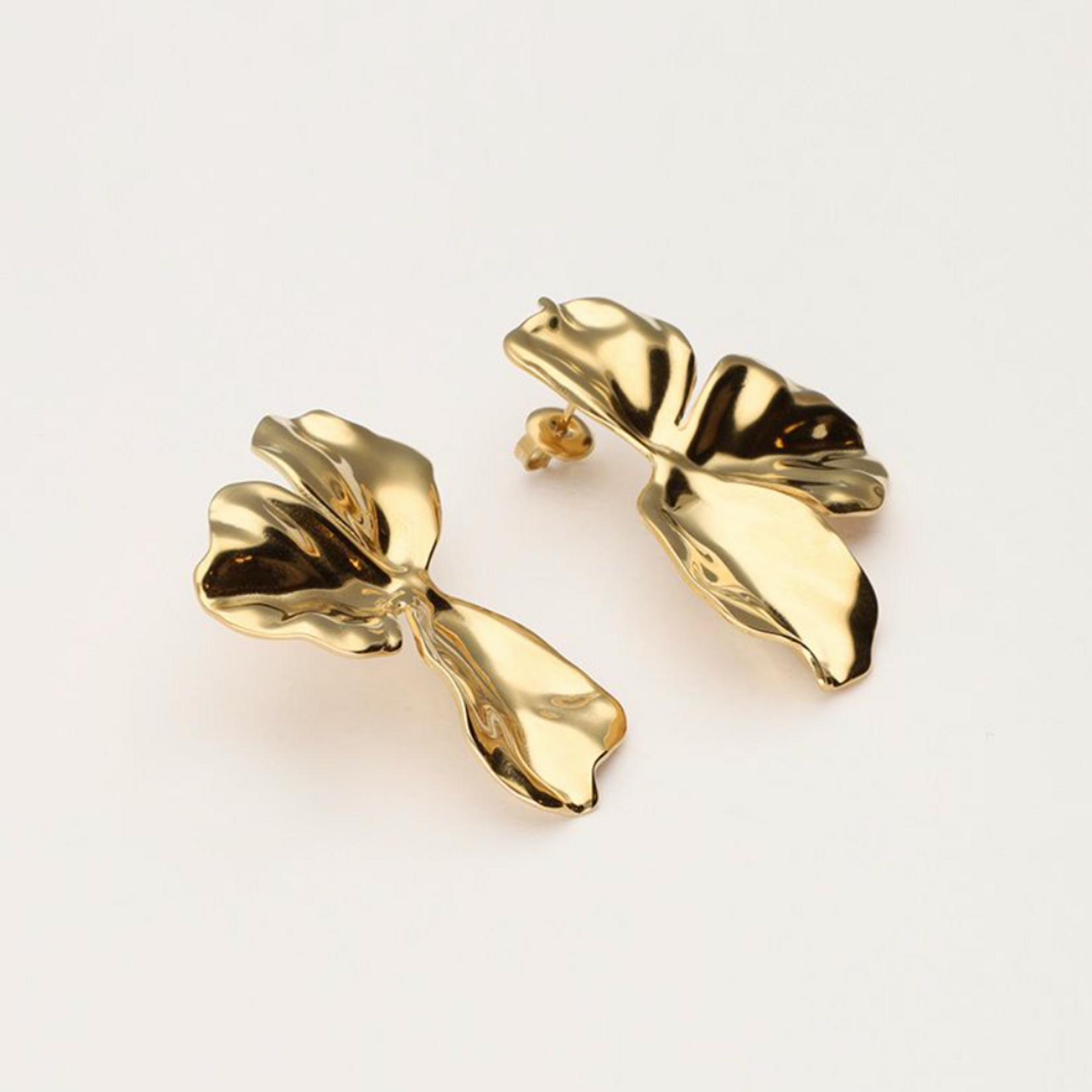 MY JEWELLERY MY JEWELLERY  - Oorbellen Iconic halve bloem goud