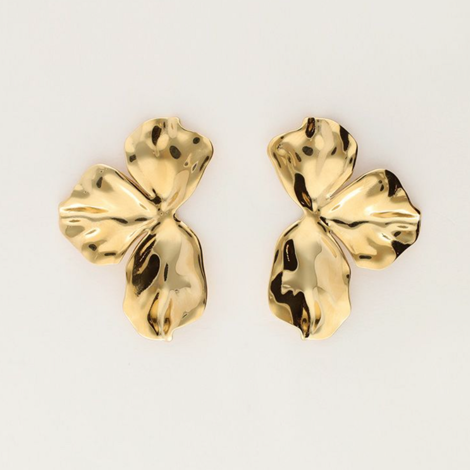 MY JEWELLERY MY JEWELLERY  - Oorbellen Iconic halve bloem goud