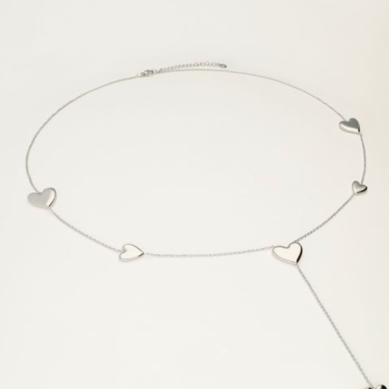 MY JEWELLERY MY JEWELLERY - Iconic lange ketting met hartjes zilver