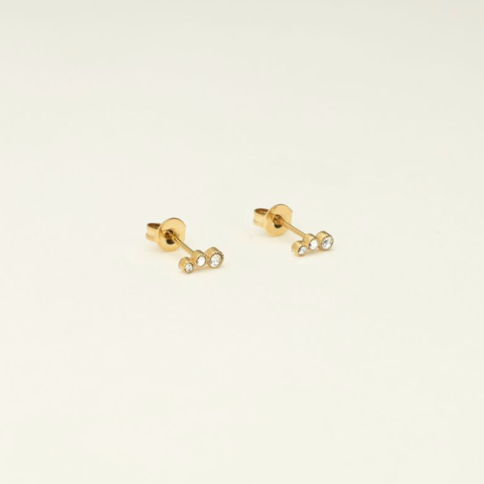 MY JEWELLERY MY JEWELLERY - Universe studs met zilverkleurige rondjes goud