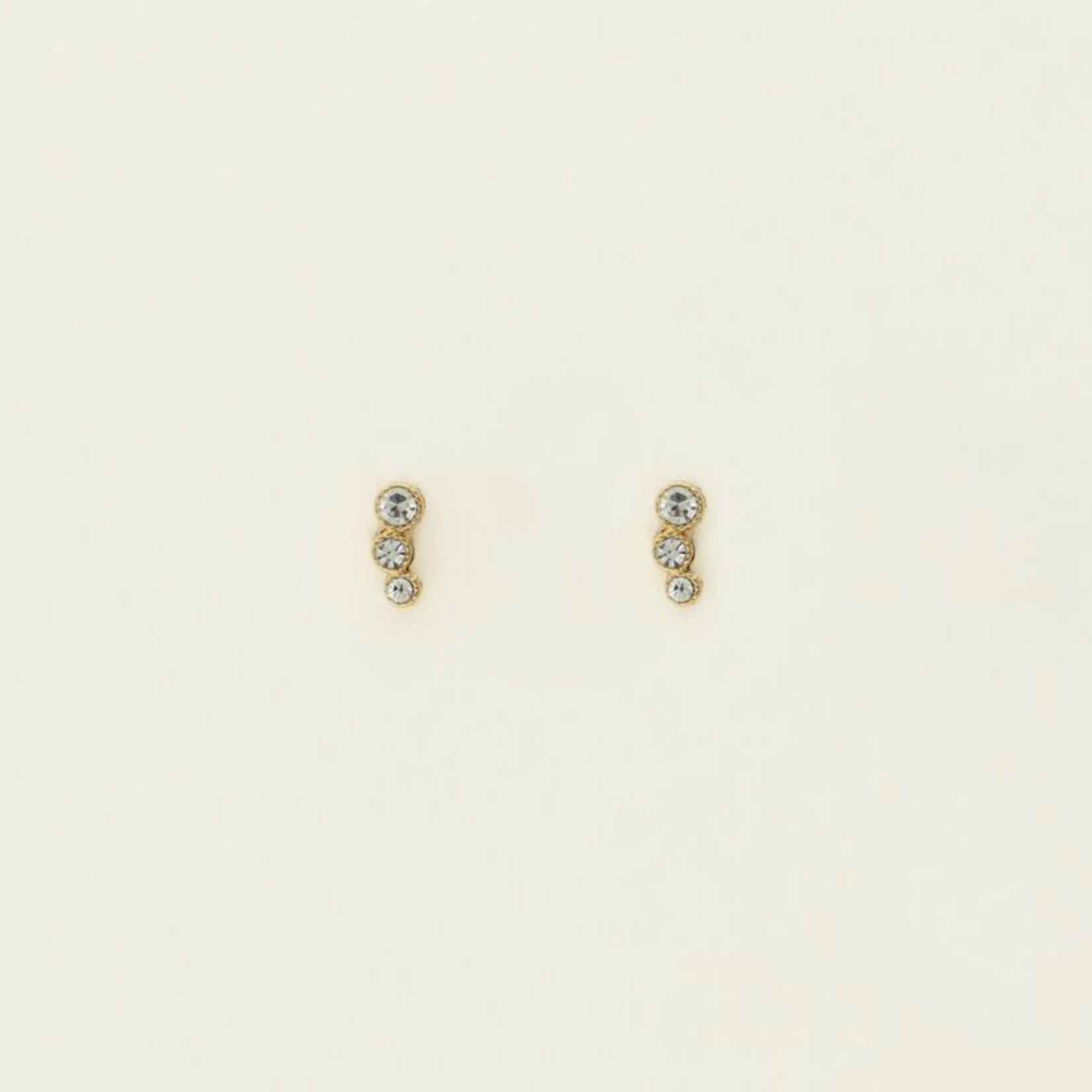 MY JEWELLERY MY JEWELLERY - Universe studs met zilverkleurige rondjes goud