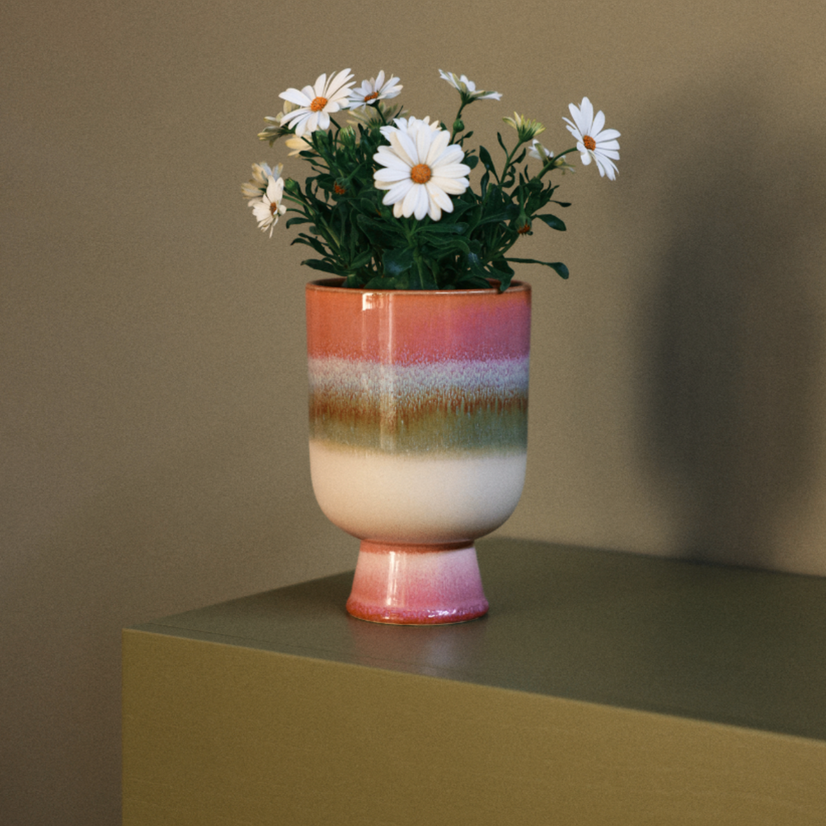 HKLIVING HKLIVING - Retro flower pot rosefield AFC0008