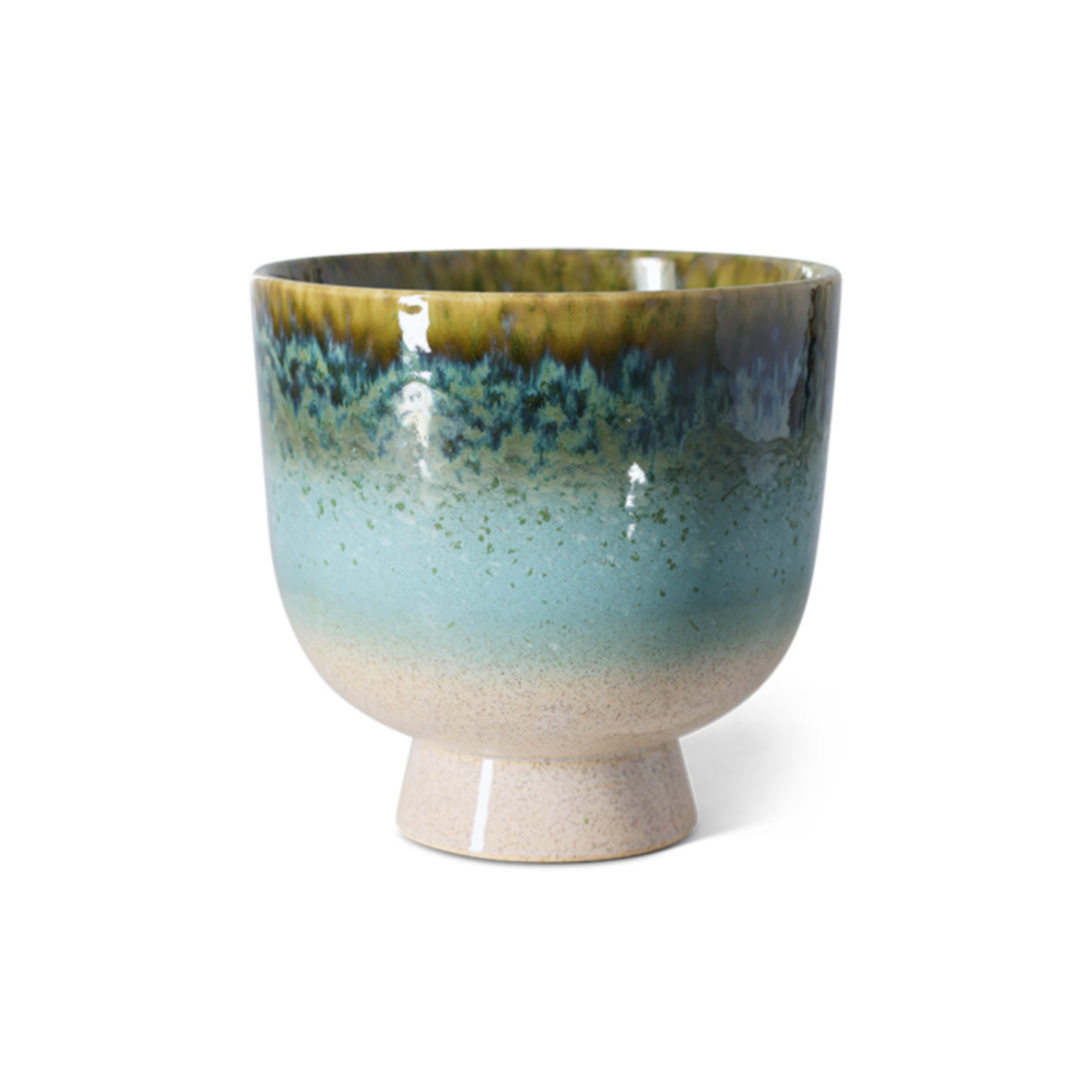 HKLIVING HKLIVING - Retro flower pot lagoon AFC0010