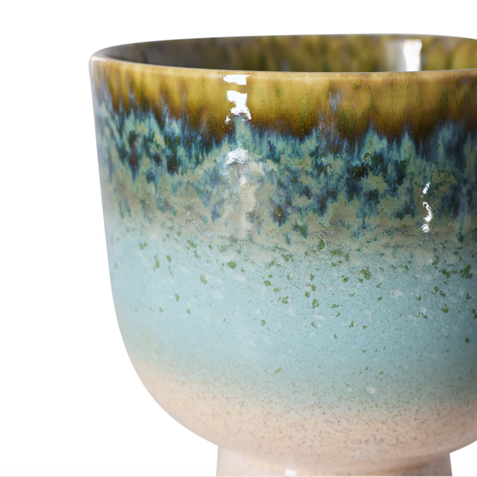 HKLIVING HKLIVING - Retro flower pot lagoon AFC0010