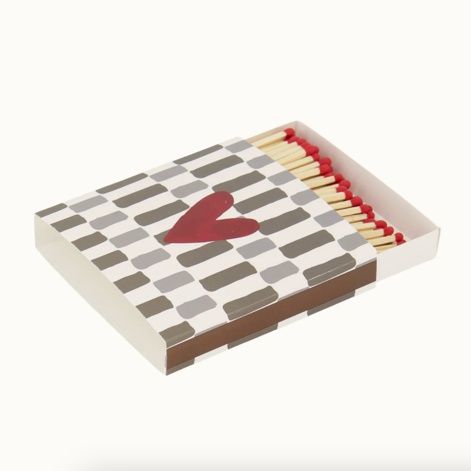 ZUSSS ZUSSS - Lucifers rood hartje grijs/groen