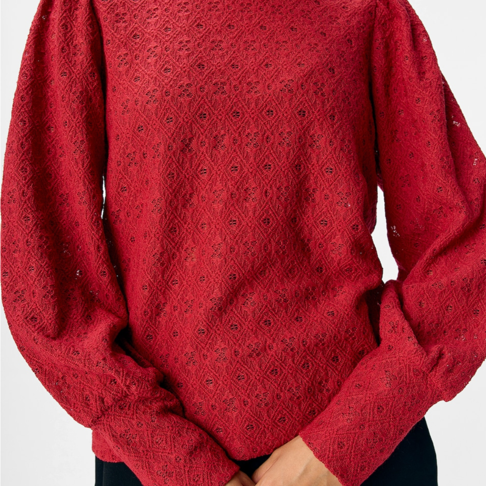 OBJECT OBJECT -  Top  Laila noos karanda red MAAT XS