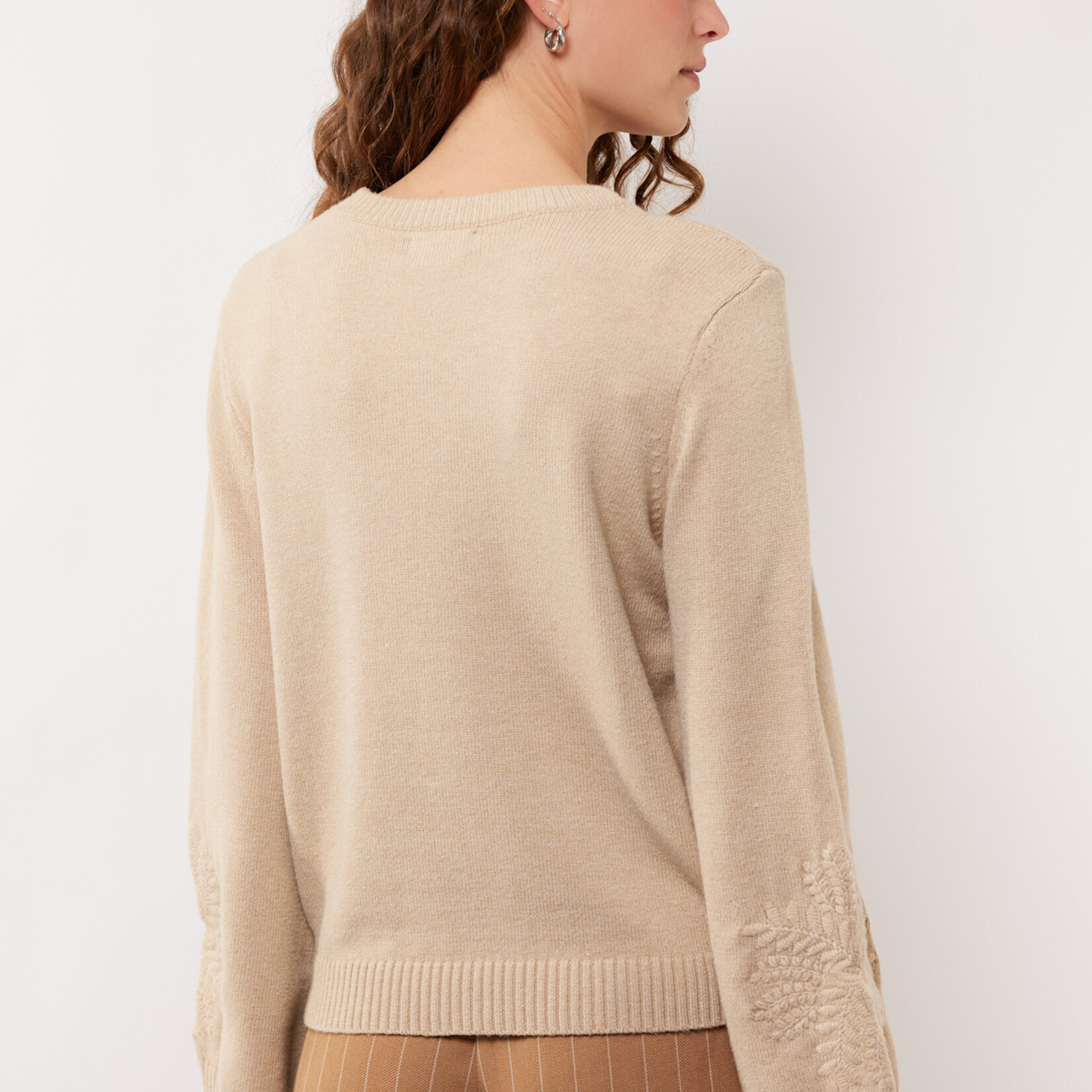 G-MAXX G-MAXX - Pullover Shonda gebreid wood ash