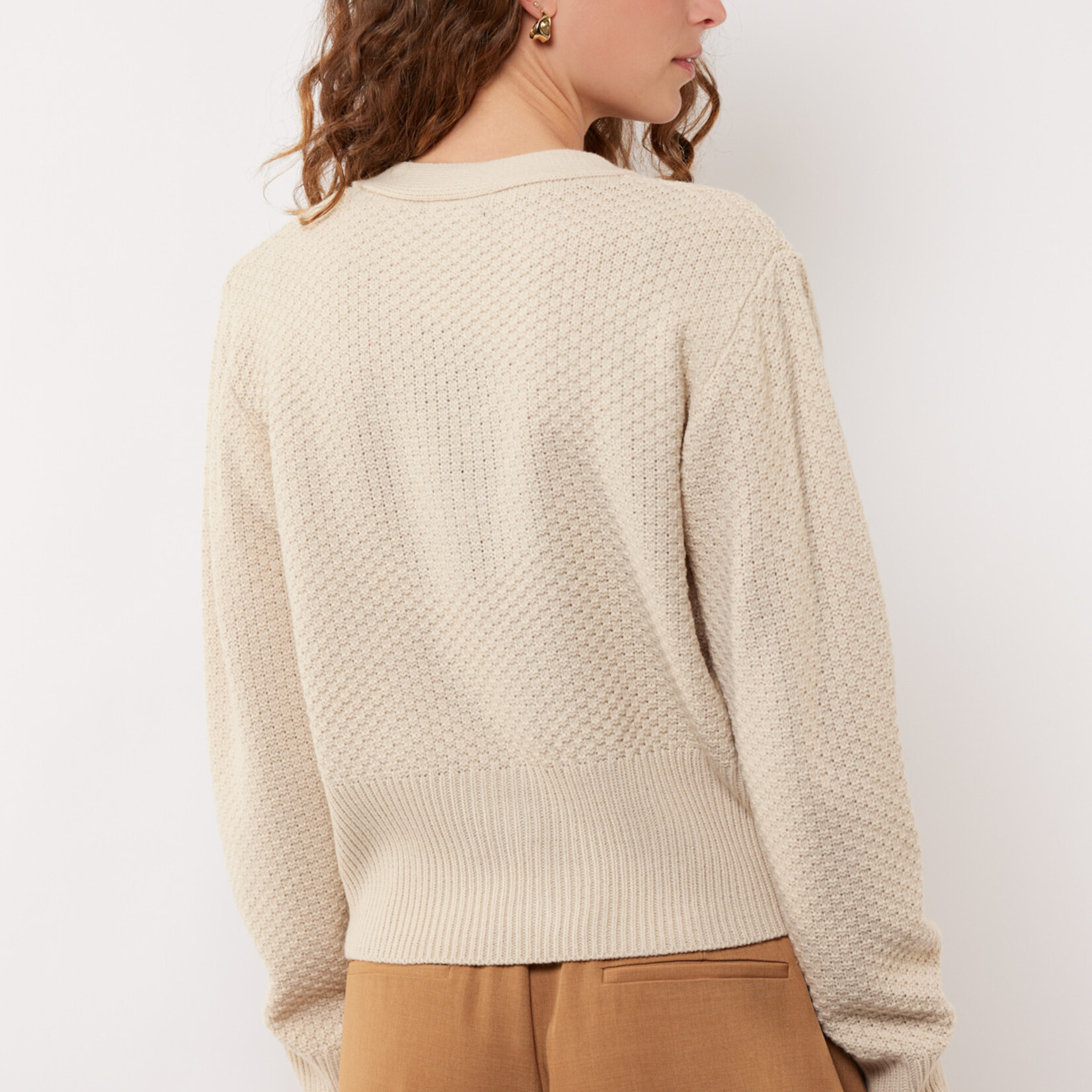 G-MAXX G-MAXX - Gebreid vest Dolores zand