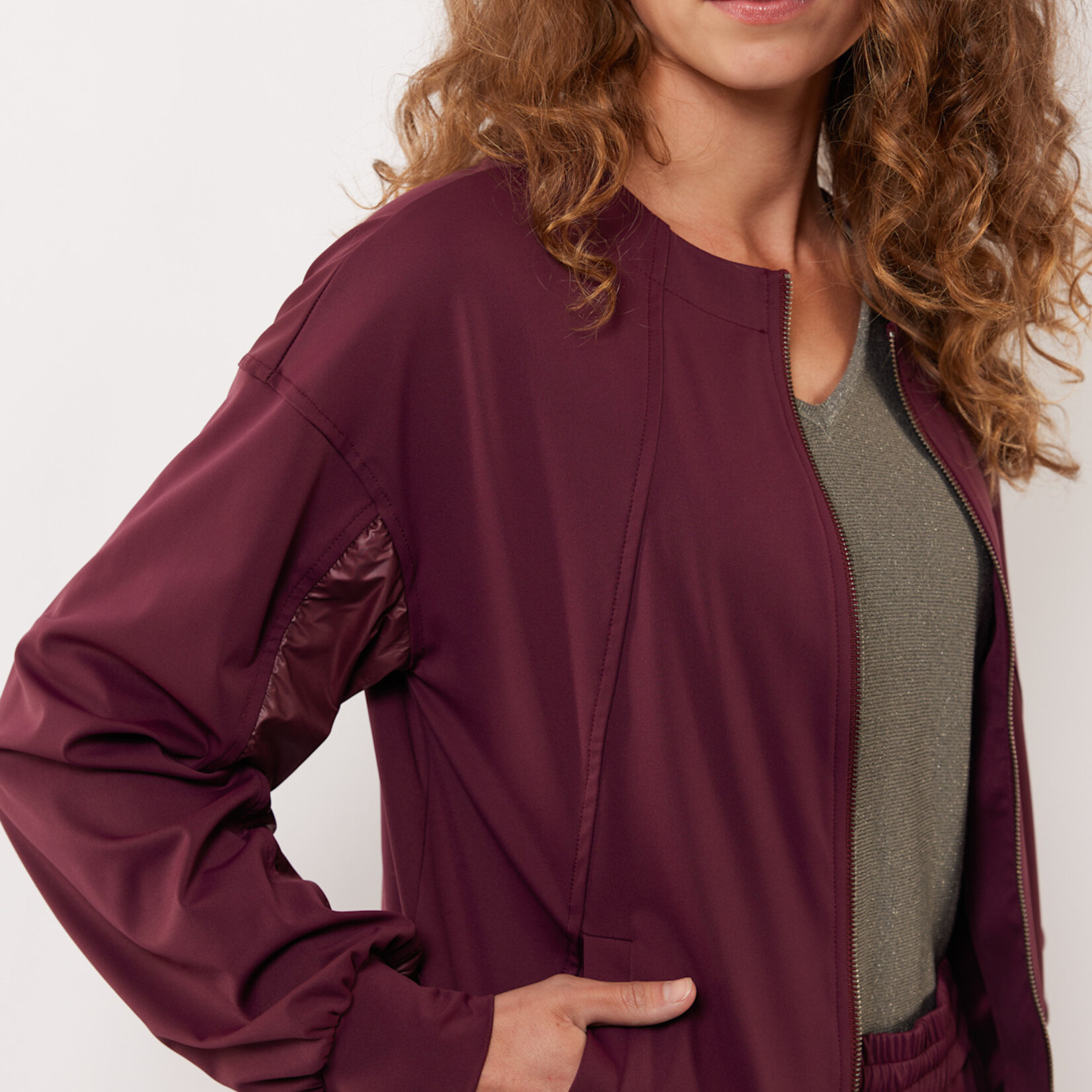 G-MAXX G-MAXX - Jacket Meryl mauve wine