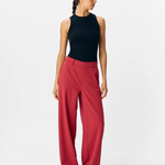 OBJECT OBJECT - Wide pant Lisa Karanda Red MAAT 34