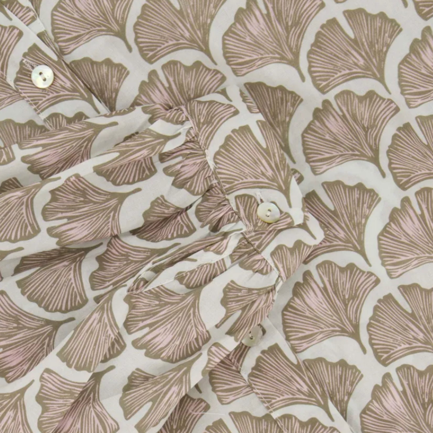 ZUSSS ZUSSS - Blouse lange mouw met print bloem multikleur MAAT XL