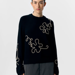 OBJECT OBJECT - Trui Laney rubin Black/Sandshell MAAT L