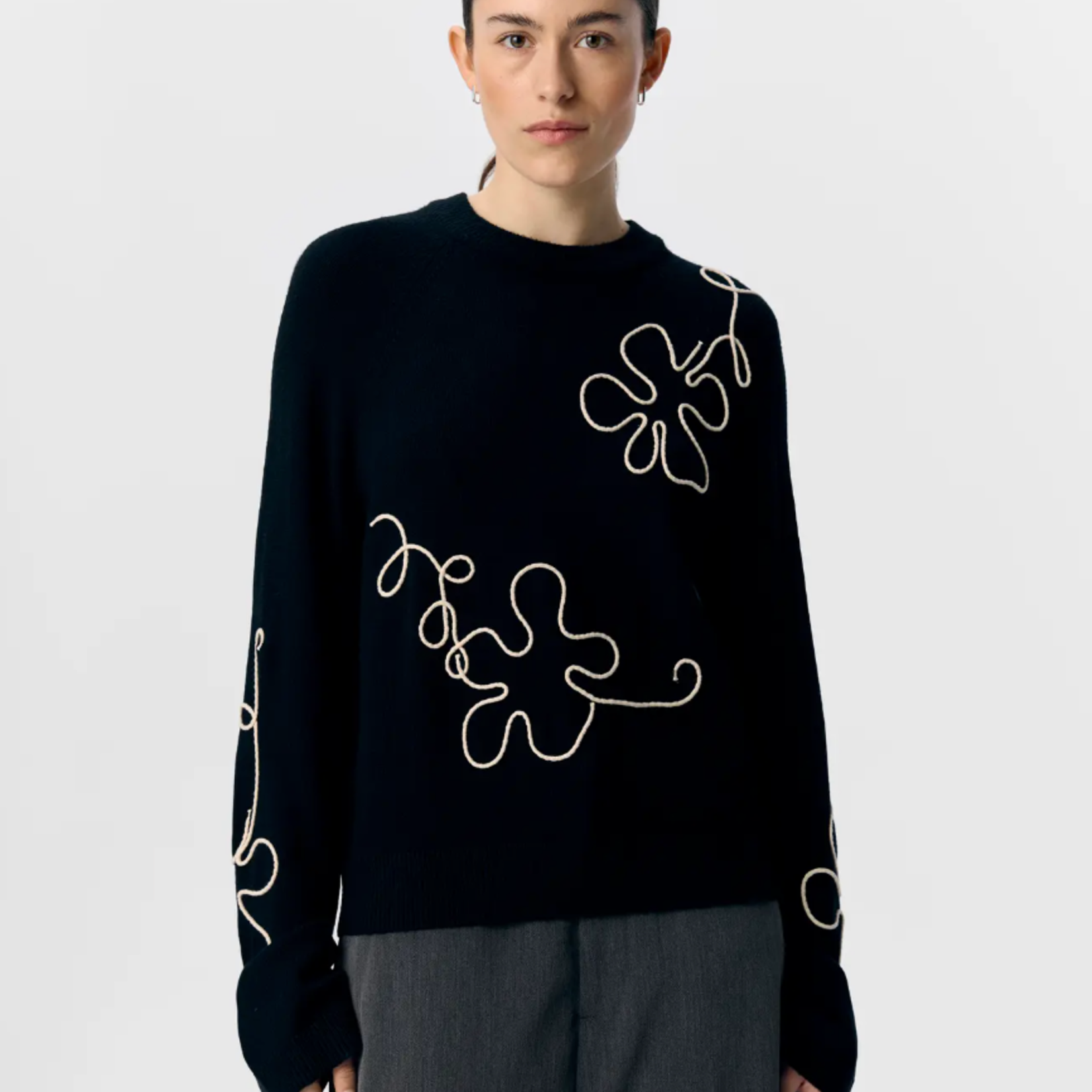 OBJECT OBJECT - Trui Laney rubin Black/Sandshell