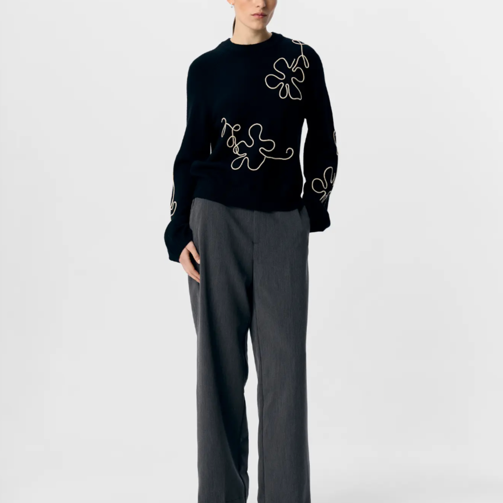 OBJECT OBJECT - Trui Laney rubin Black/Sandshell