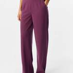 OBJECT OBJECT - Wide pant Lisa Mauve Wine