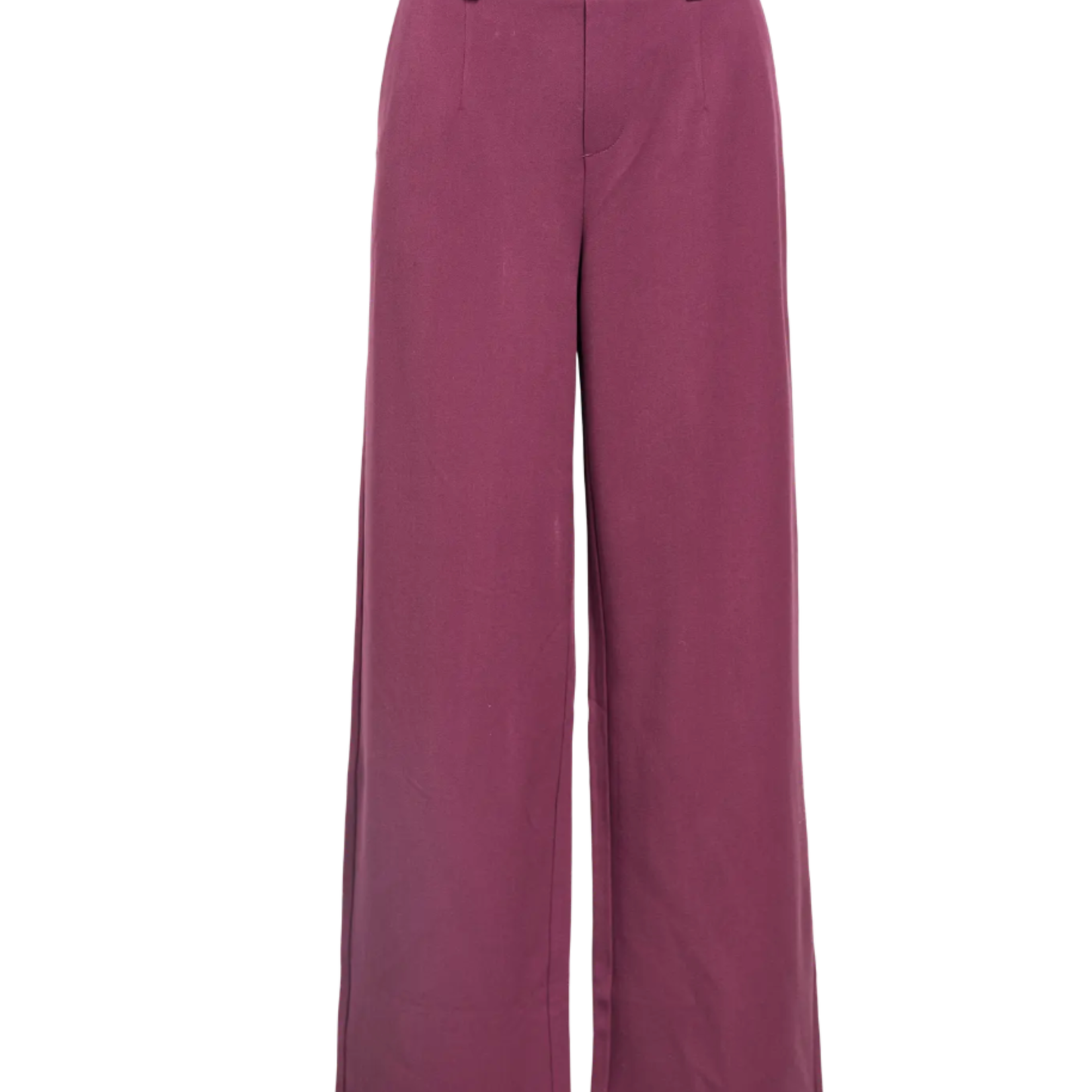 OBJECT OBJECT - Wide pant Lisa Mauve Wine