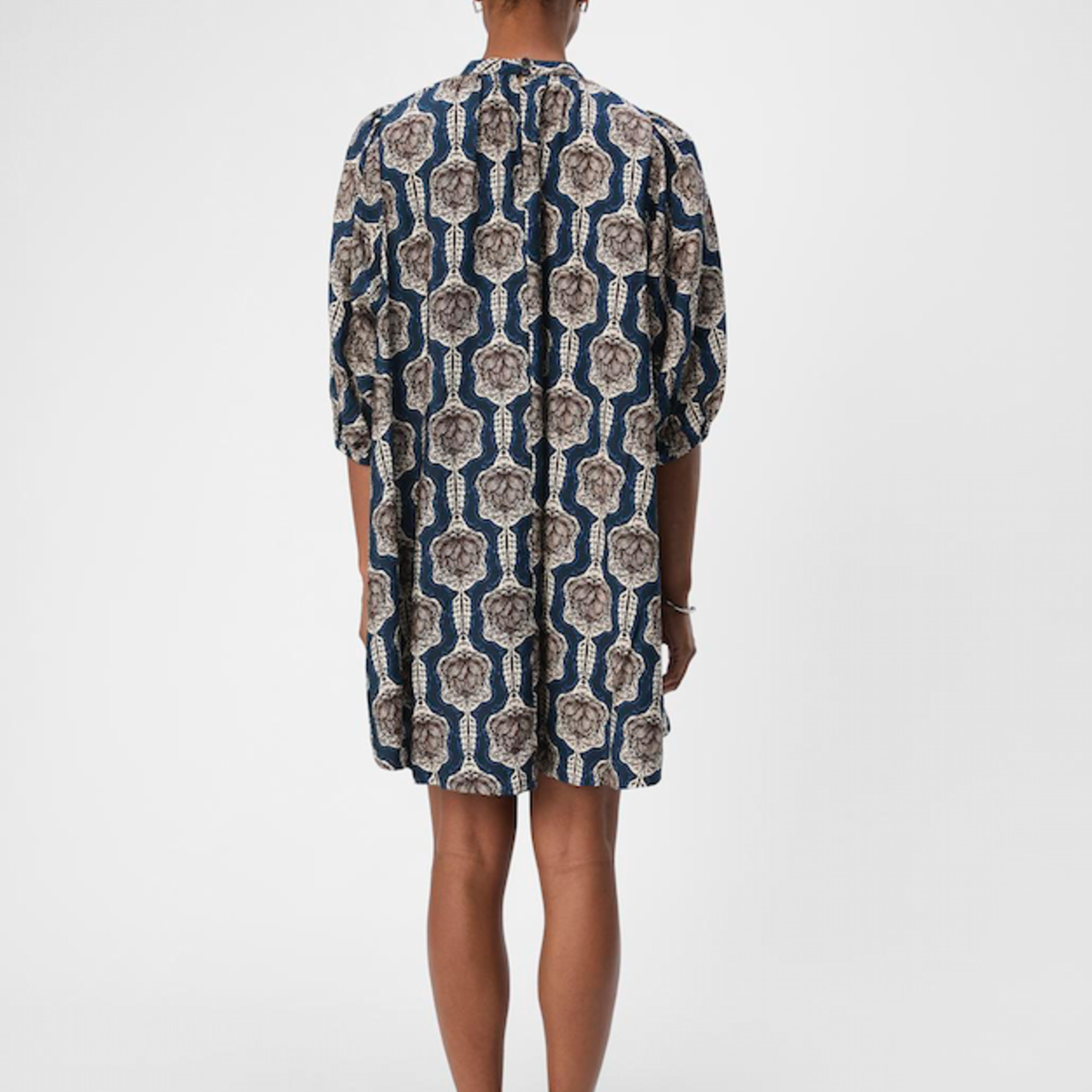 OBJECT OBJECT - Jurk  EMMI black/white/sand/blue