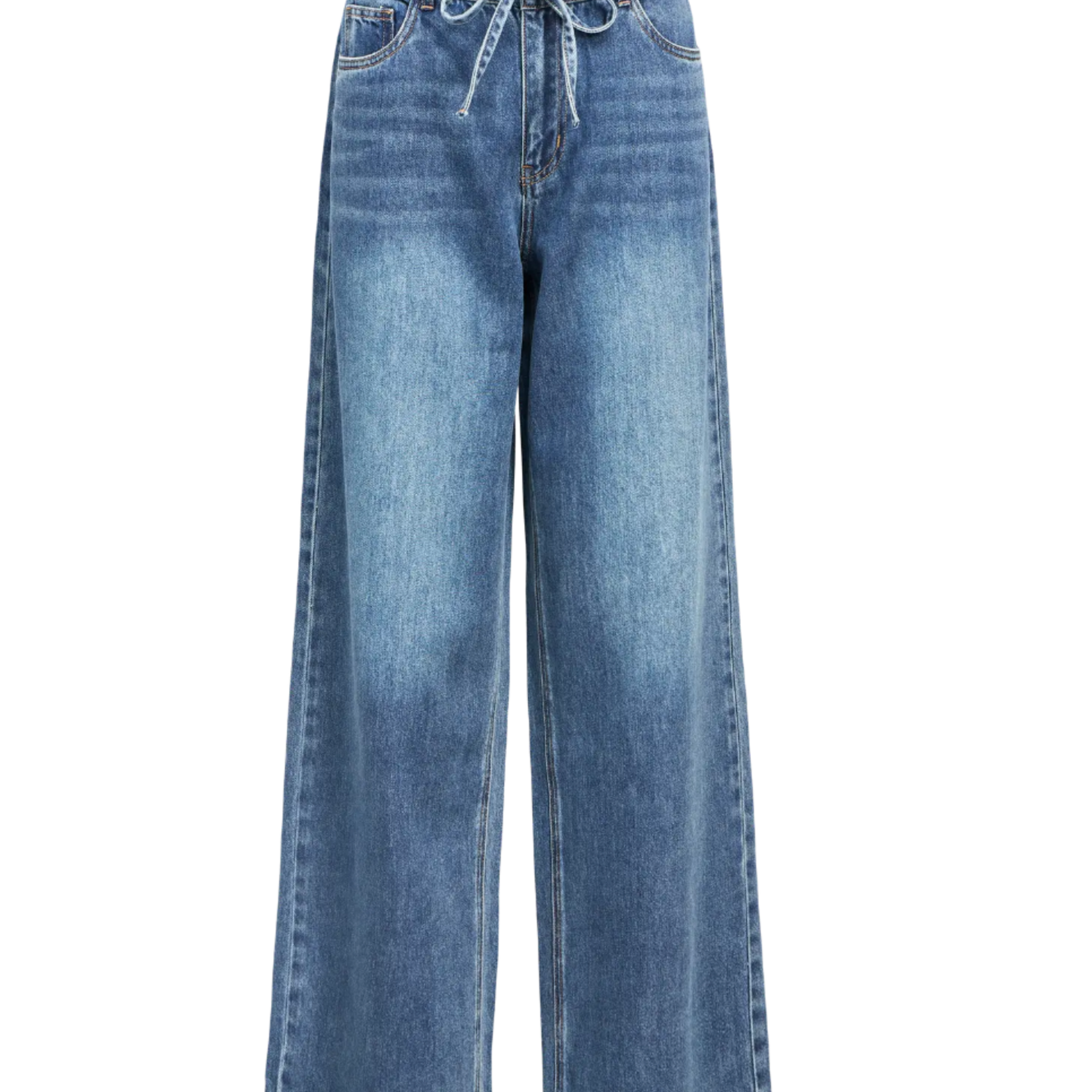 OBJECT OBJECT - Jeans Rosie wide Medium Blue Denim MAAT XS