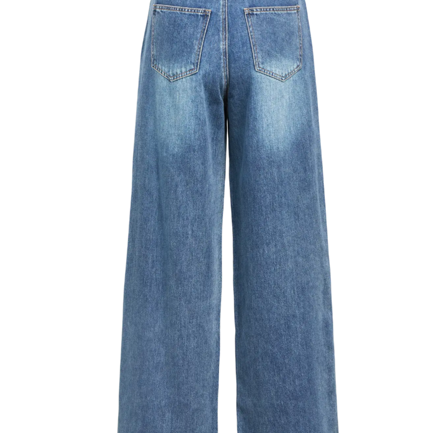 OBJECT OBJECT - Jeans Rosie wide Medium Blue Denim MAAT XS