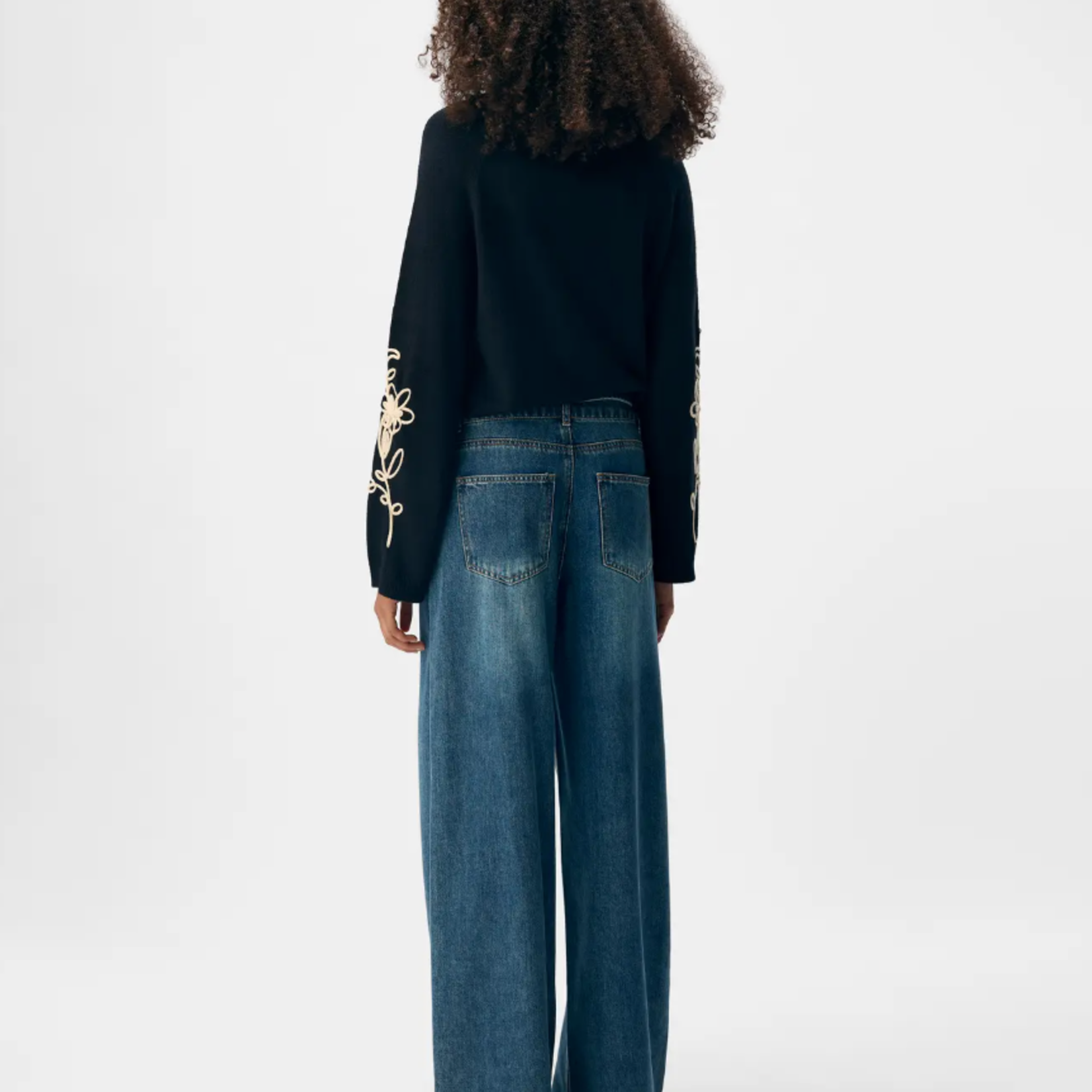 OBJECT OBJECT - Jeans Rosie wide Medium Blue Denim