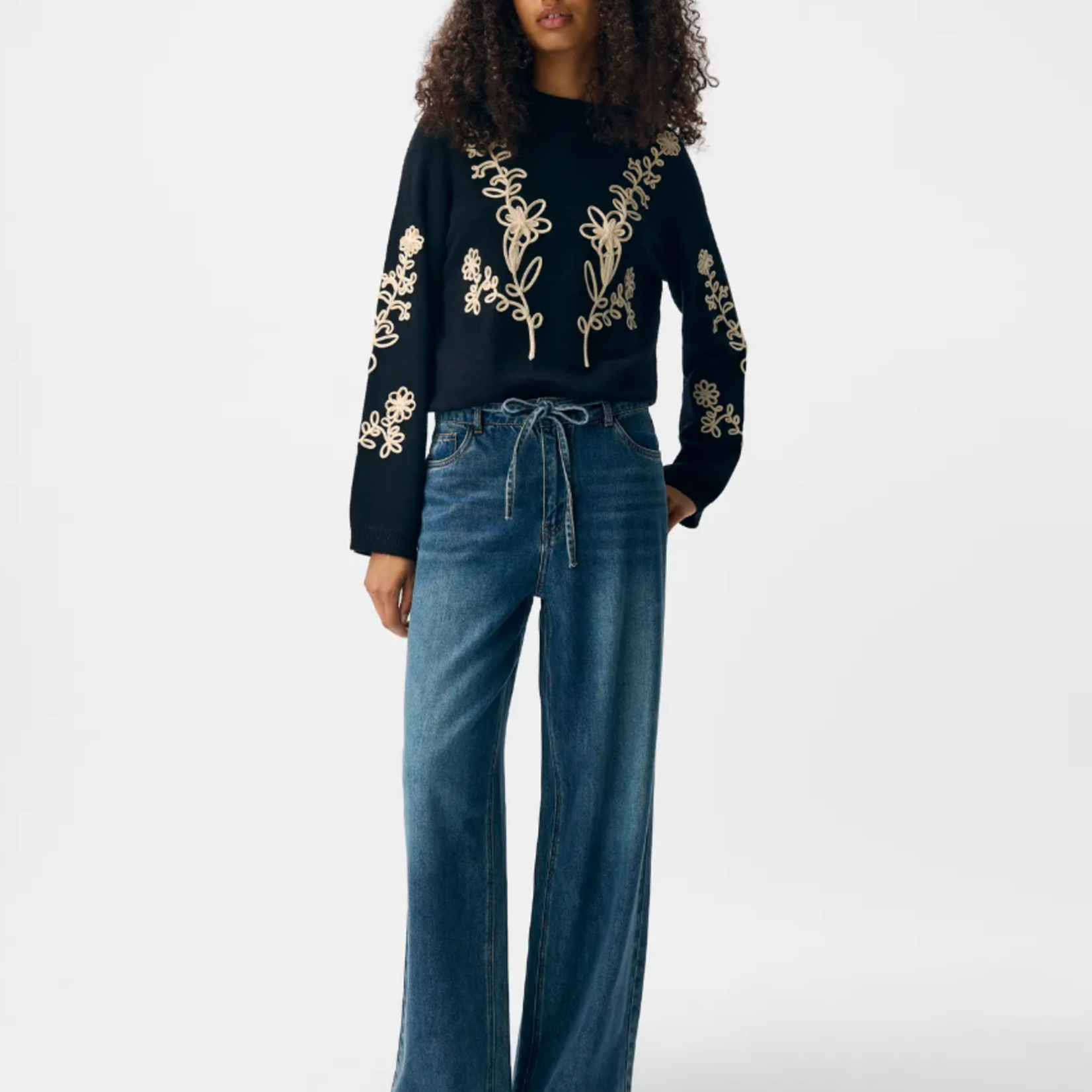 OBJECT OBJECT - Jeans Rosie wide Medium Blue Denim