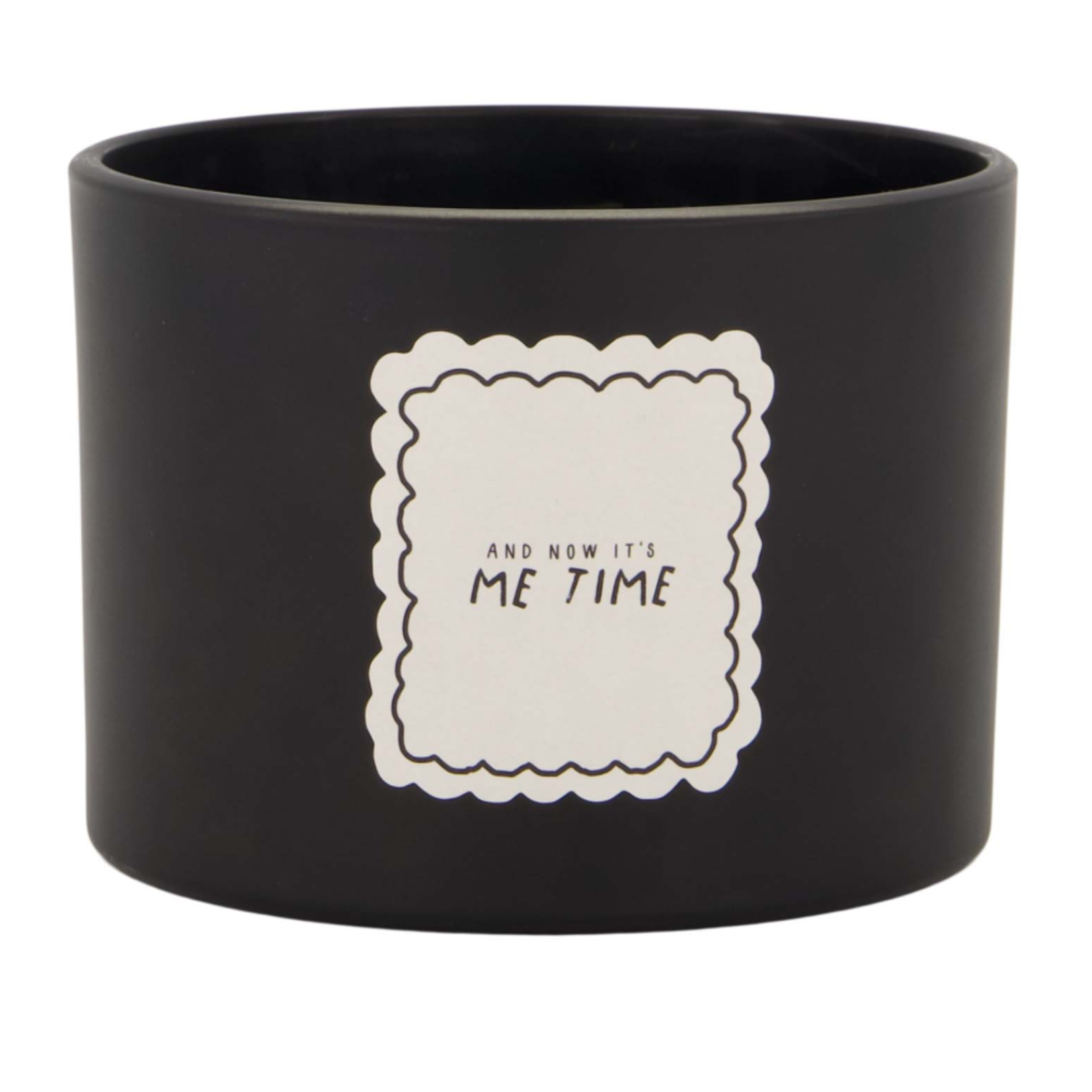 ZUSSS ZUSSS - Geurkaars glas me time antraciet