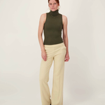 ZUSSS ZUSSS - Visgraat broek beige