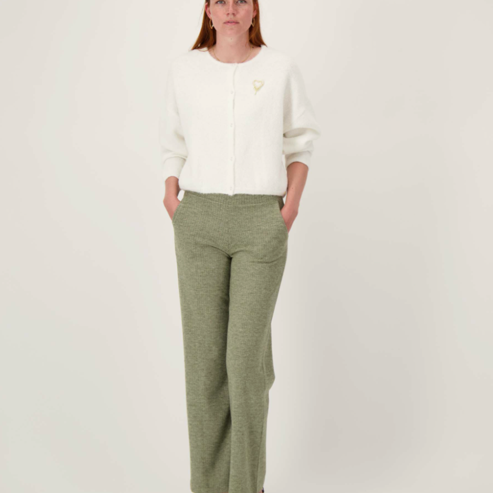 ZUSSS ZUSSS - Basic vestje off white