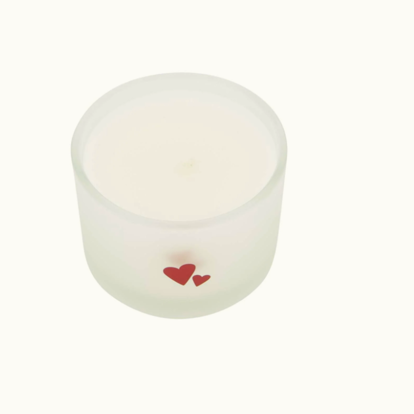 ZUSSS ZUSSS - Geurkaars in wikkel happy you and me wit/rood