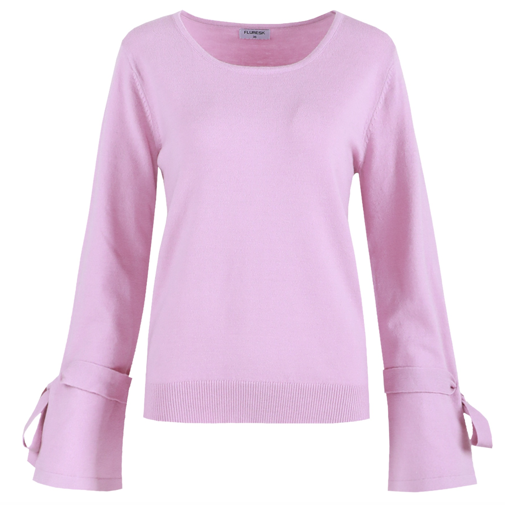 FLURESK FLURESK - Sweater gebreid Quinty Dusty Mauve