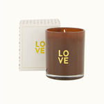ZUSSS ZUSSS - Geurkaars glas in doosje love bruin