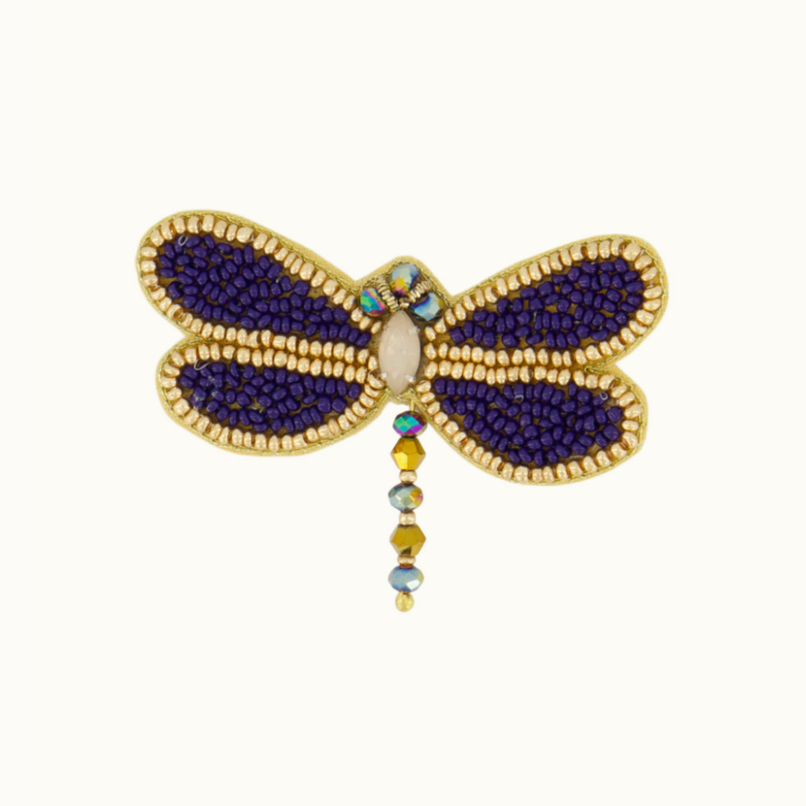 ZUSSS ZUSSS - Libelle broche night blue