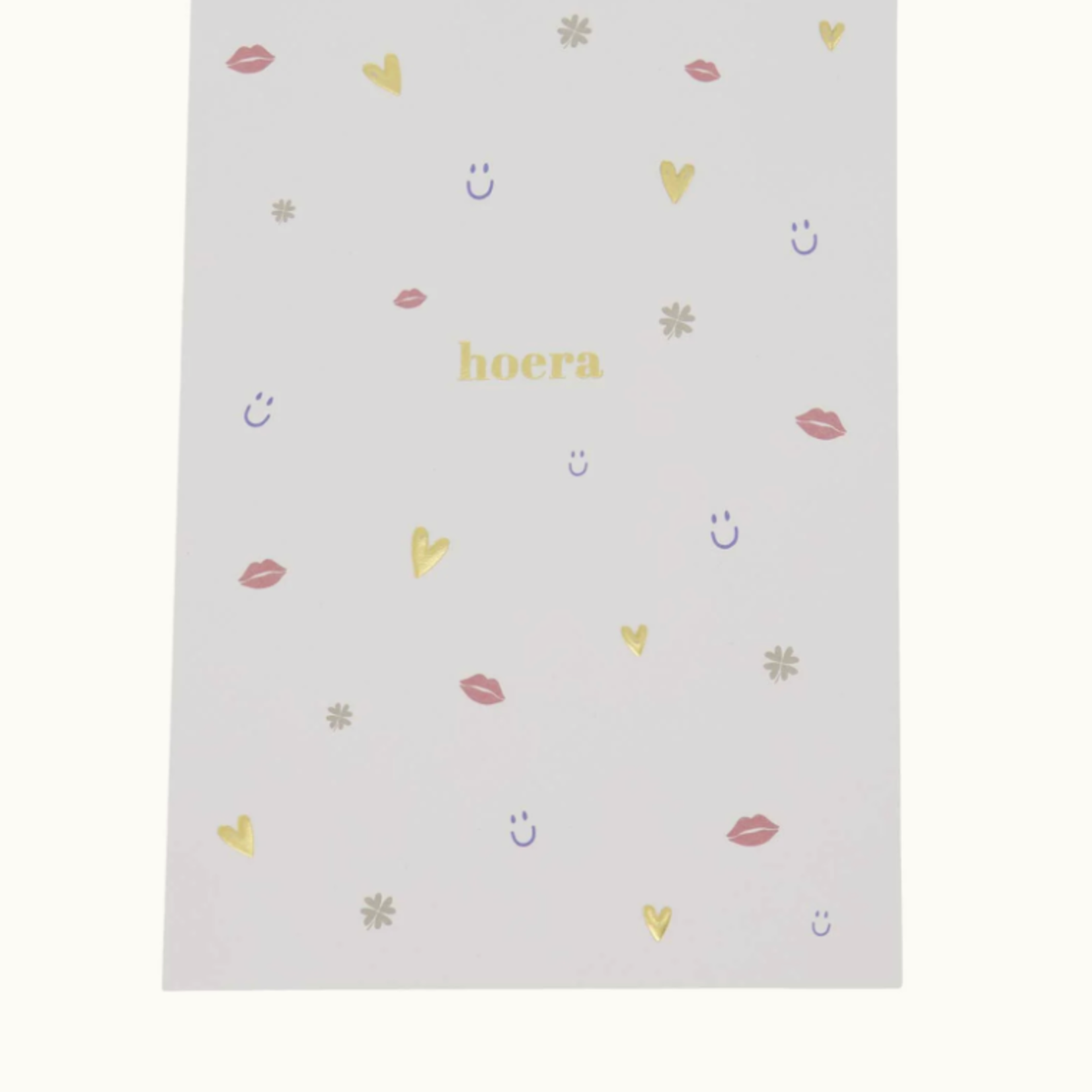 ZUSSS ZUSSS - Wenskaart hoera multicolor