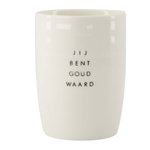 ZUSSS ZUSSS - Koffiemok goud waard wit/zwart