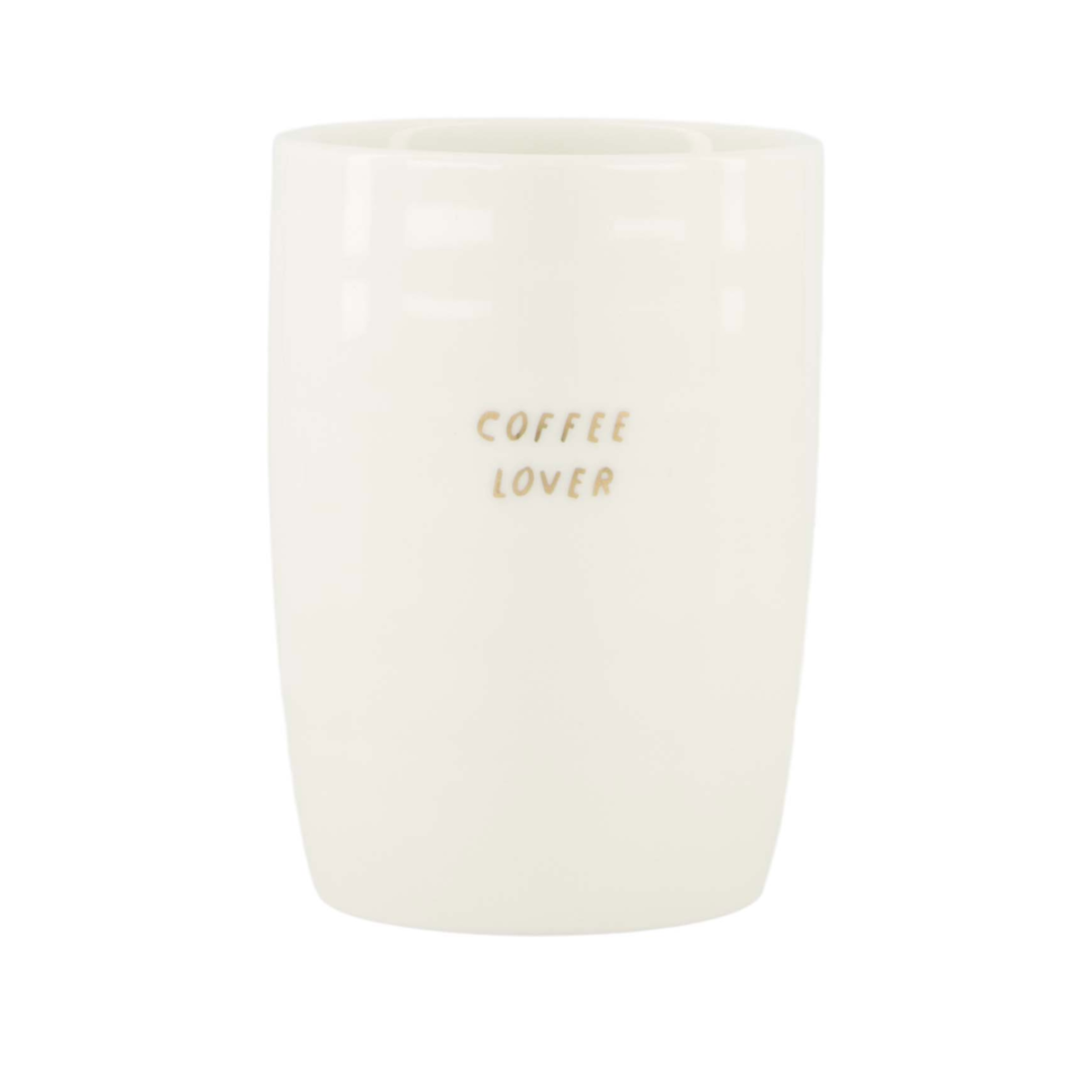 ZUSSS ZUSSS - Koffiemok coffee lover wit/goud