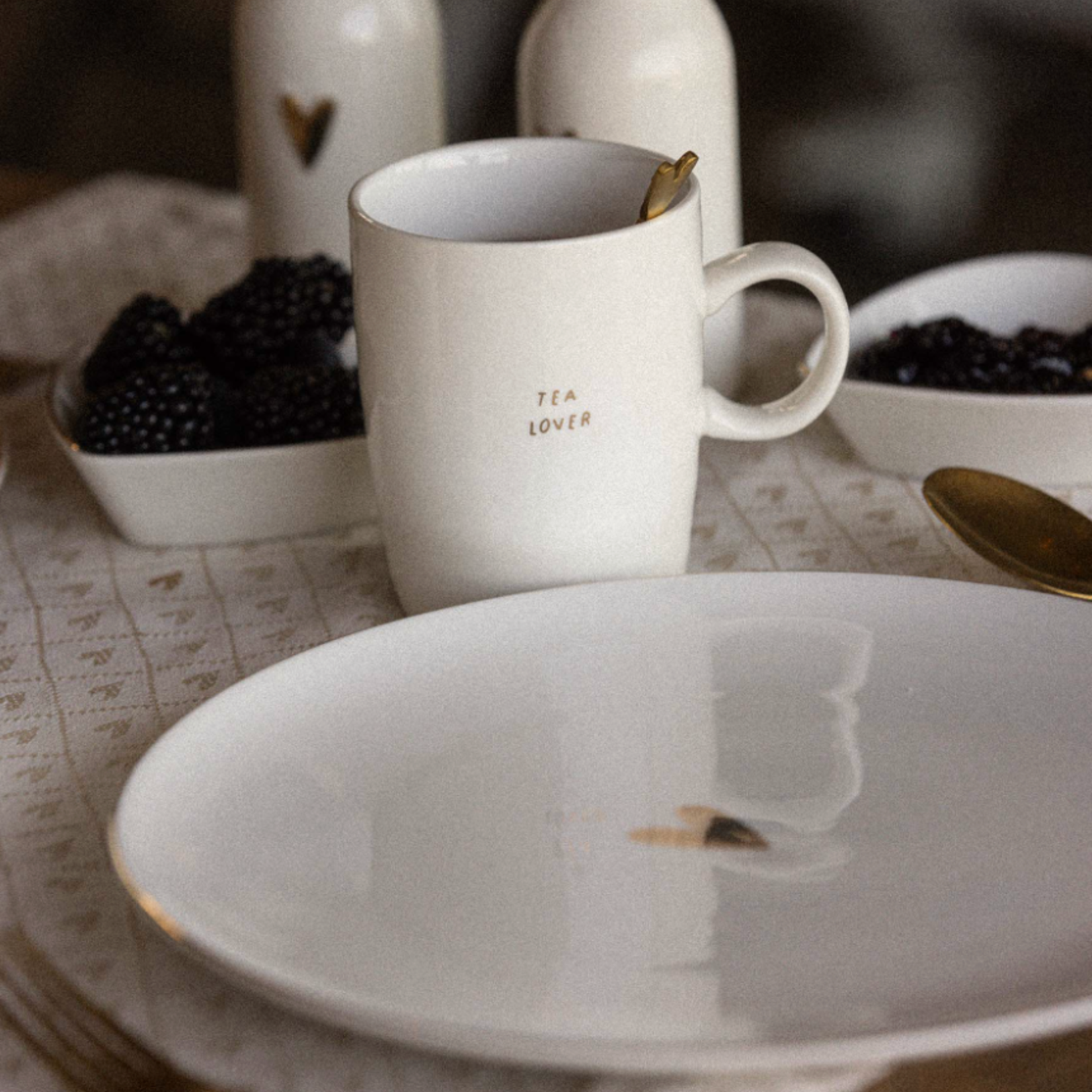 ZUSSS ZUSSS - Theemok tea lover wit/goud