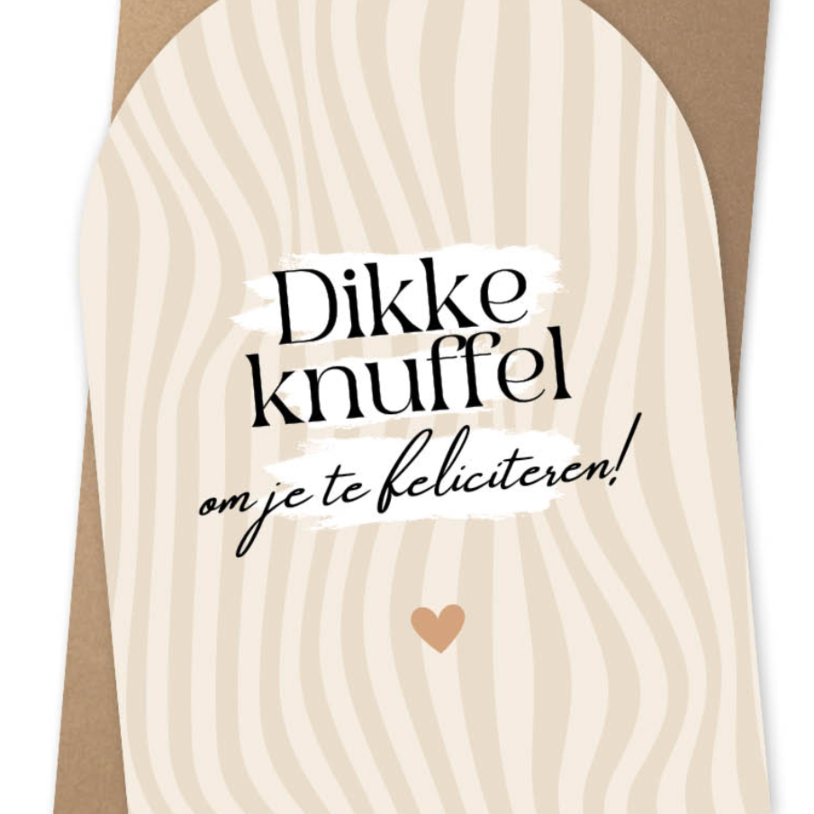 JOTS JOTS - Kaart A6 Dikke knuffel om je te feliciteren