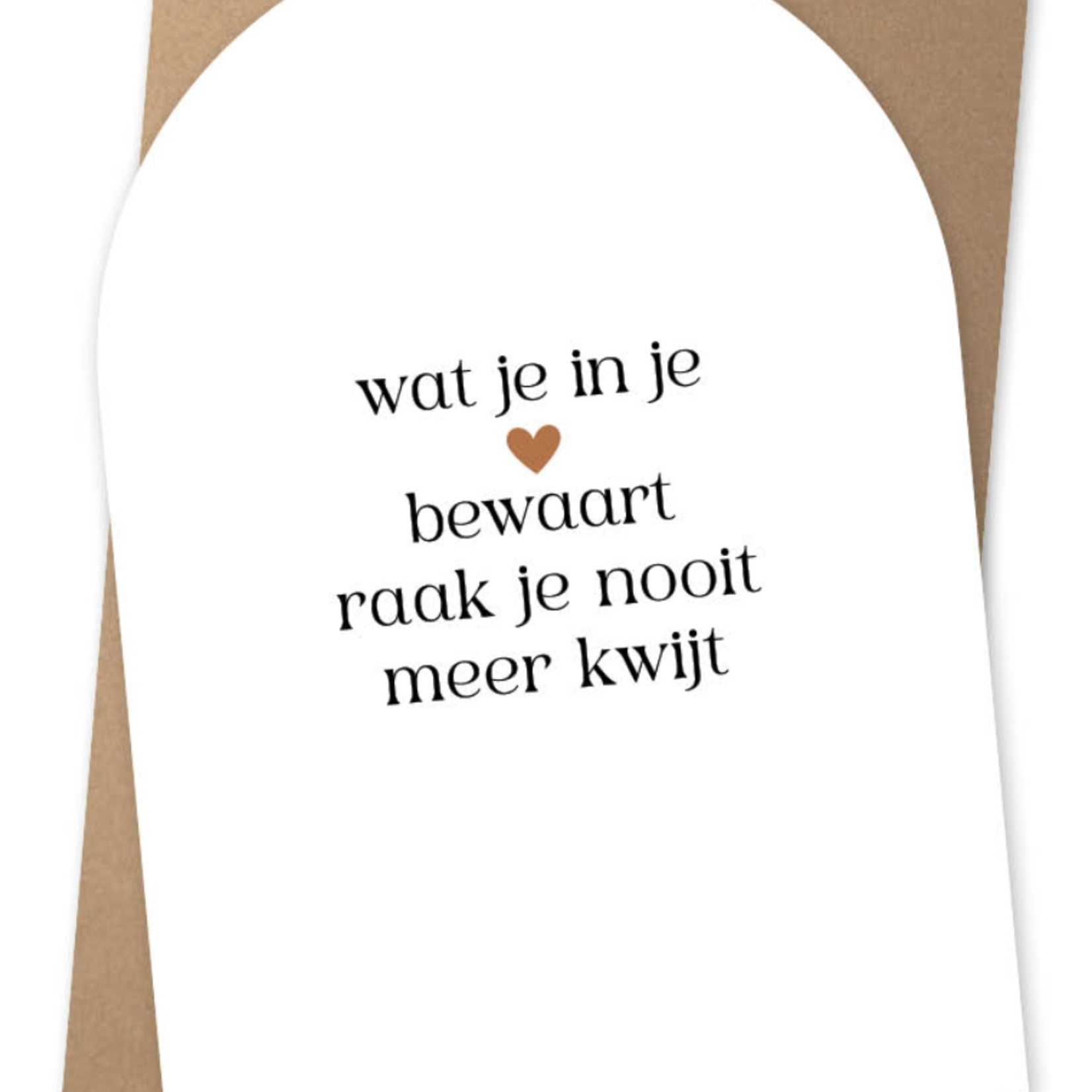 JOTS JOTS - Kaart NU-a6-09 Wat je in je hart bewaart